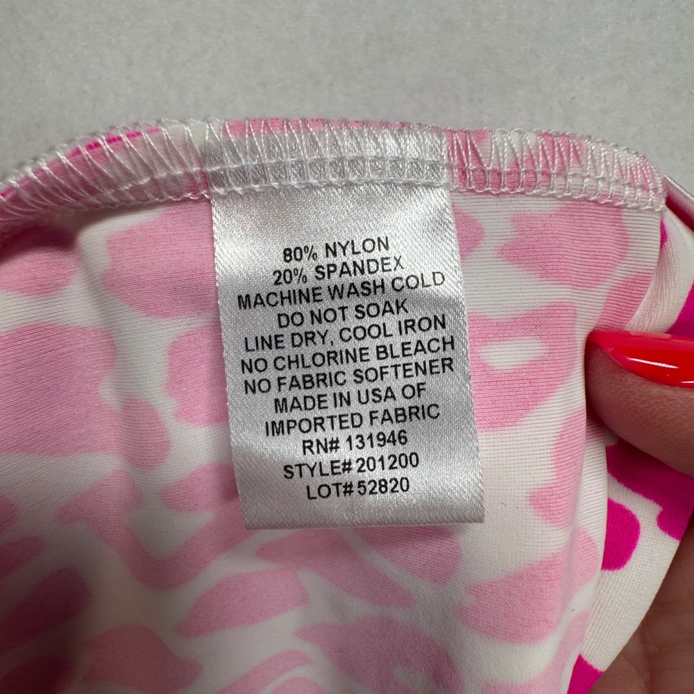 Jude Connally Ali Top Morgan Skort Set Pink White Leopard Animal Print Womens L - Picture 3 of 12